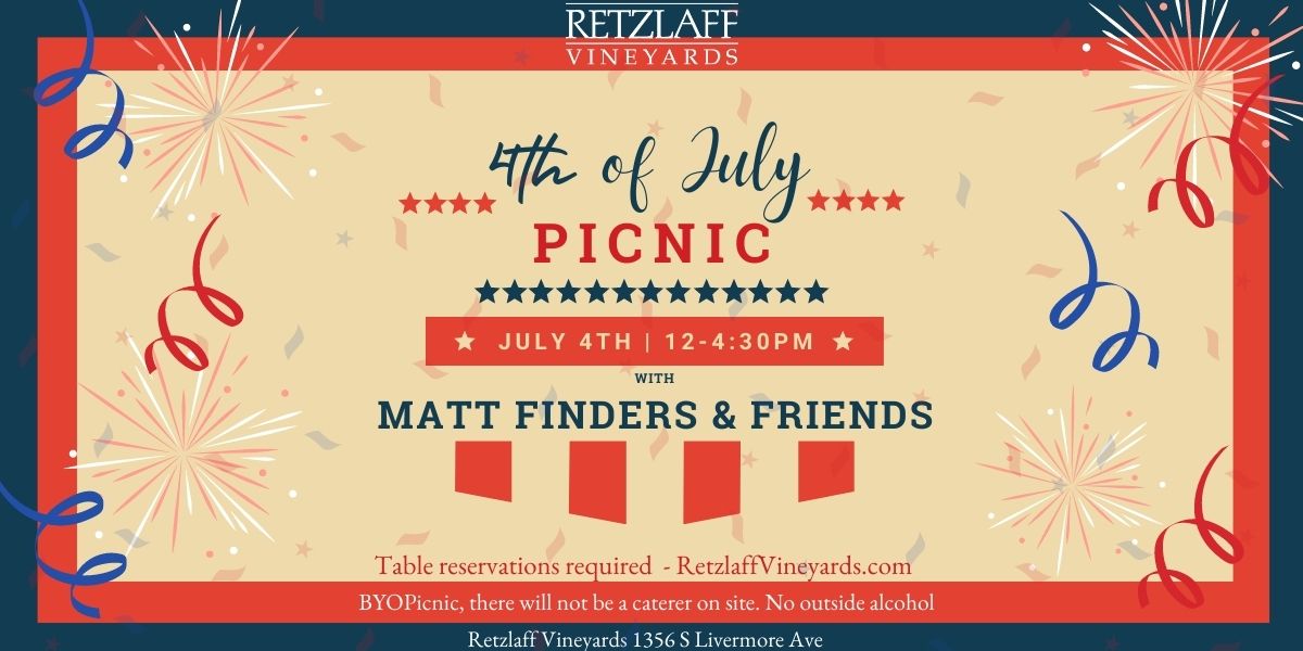 4th of July picnic graphic