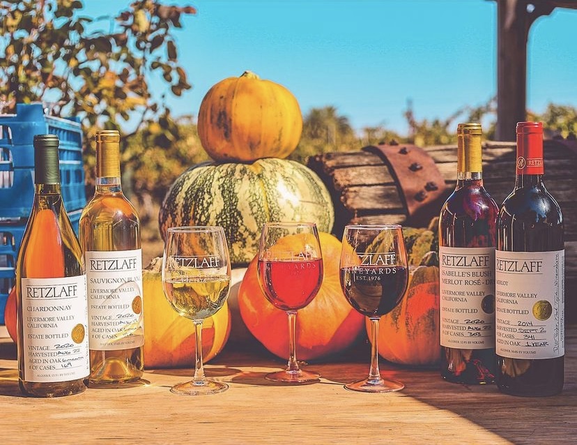 pumpkins and wine