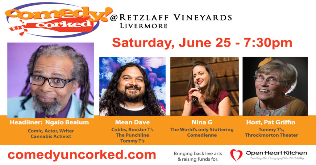 Comedy Uncorked June graphic