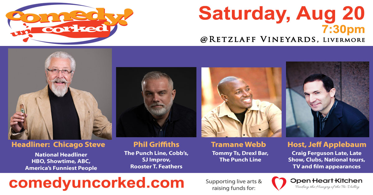 August 20 2022 Comedy Uncorked