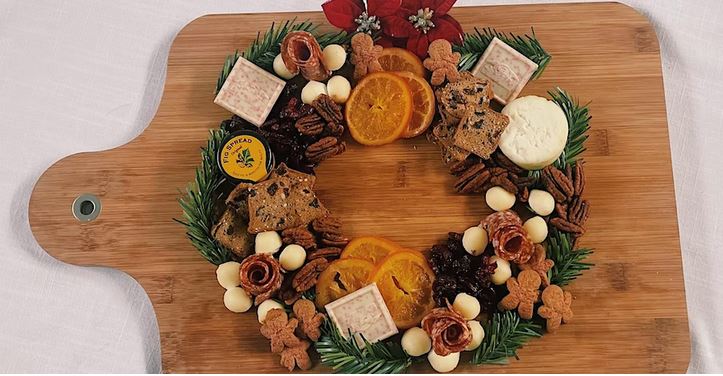 Holiday charcuterie board