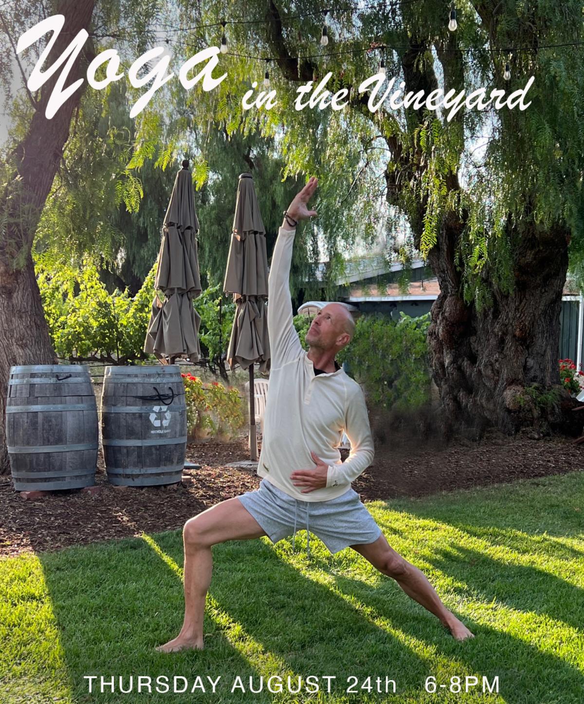 Yoga in the Vineyard August 24
