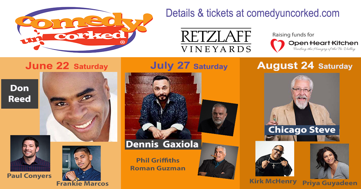 Comedy Uncorked Dates Announced